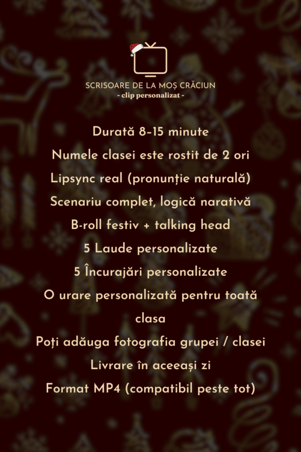 Scrisoarea Magică pentru clase de copii